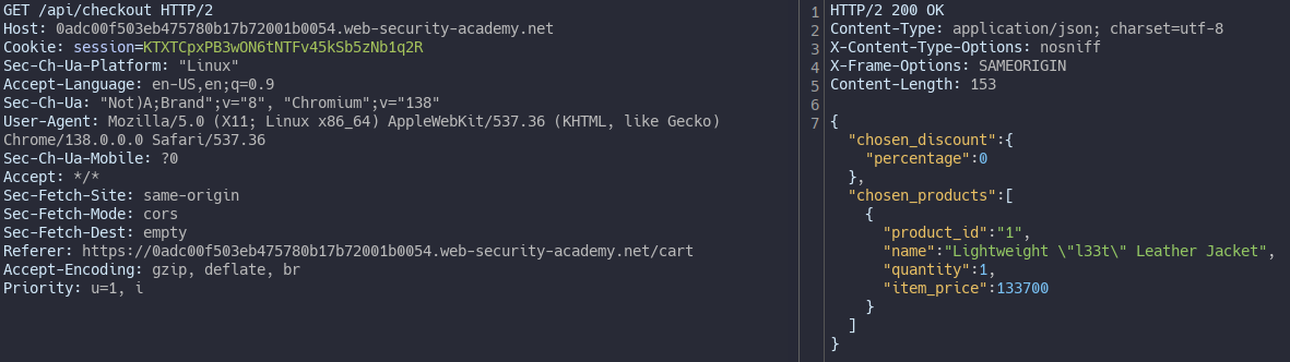 Checkout api